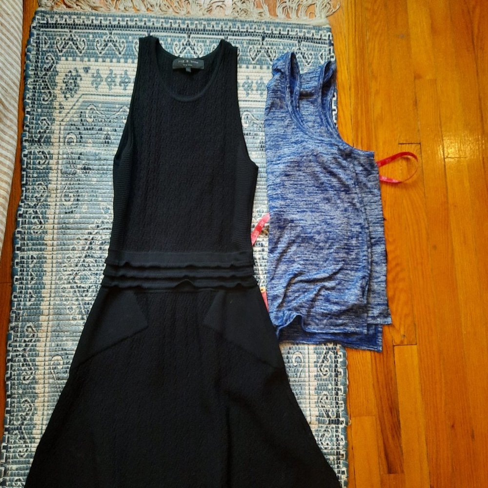 Lot 2 items Rag & Bone LBD / Rag & Bone oversized tank